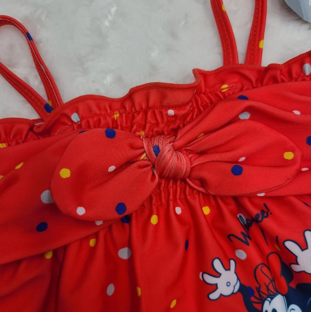 NEW Minnie Mouse baby girl swimsuit size 3-6 months